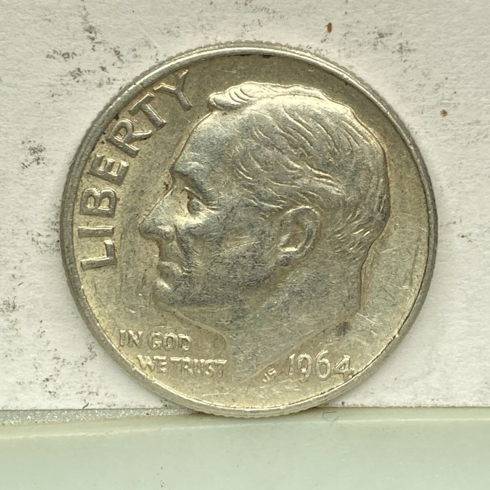 1964 Sterling Silver Roosevelt .999 Dime No Mint!!